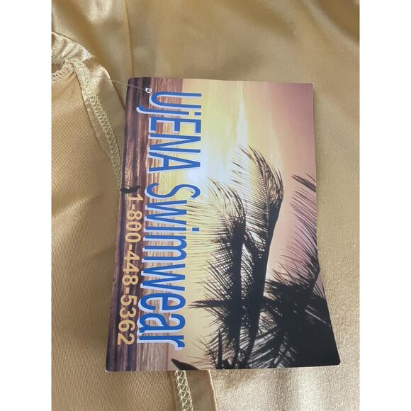 90's vintage gold high waisted mini skirt XL *deadstock* ~runs small~ - Picture 9 of 9